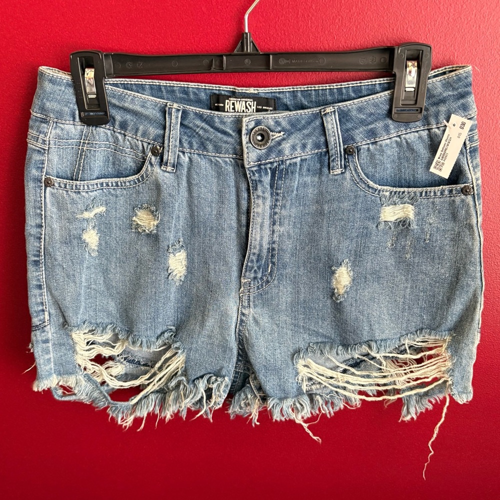 Denim Rewash Brand Shorts
